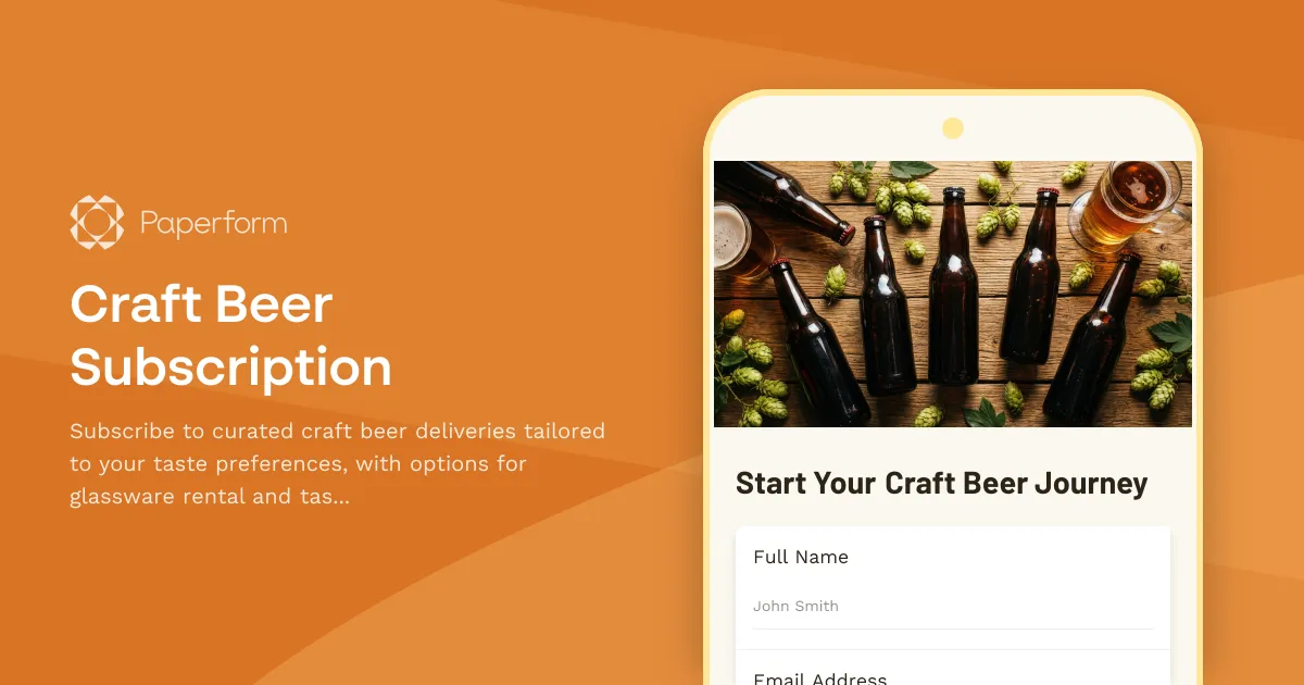 Craft Beer Subscription