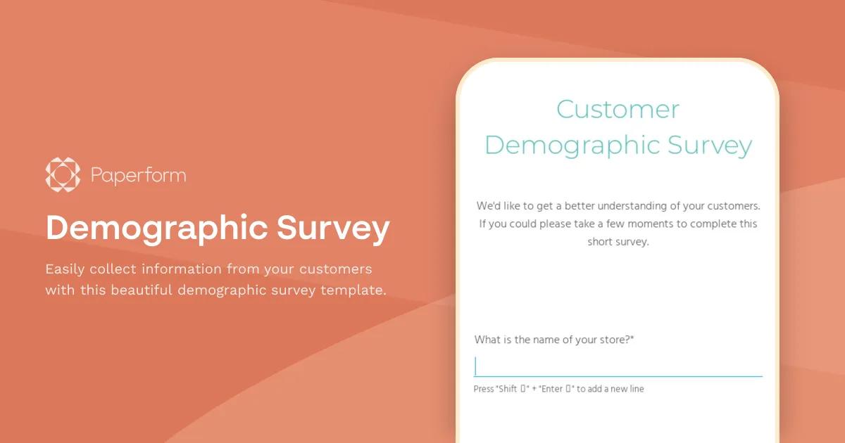 Demographic Survey
