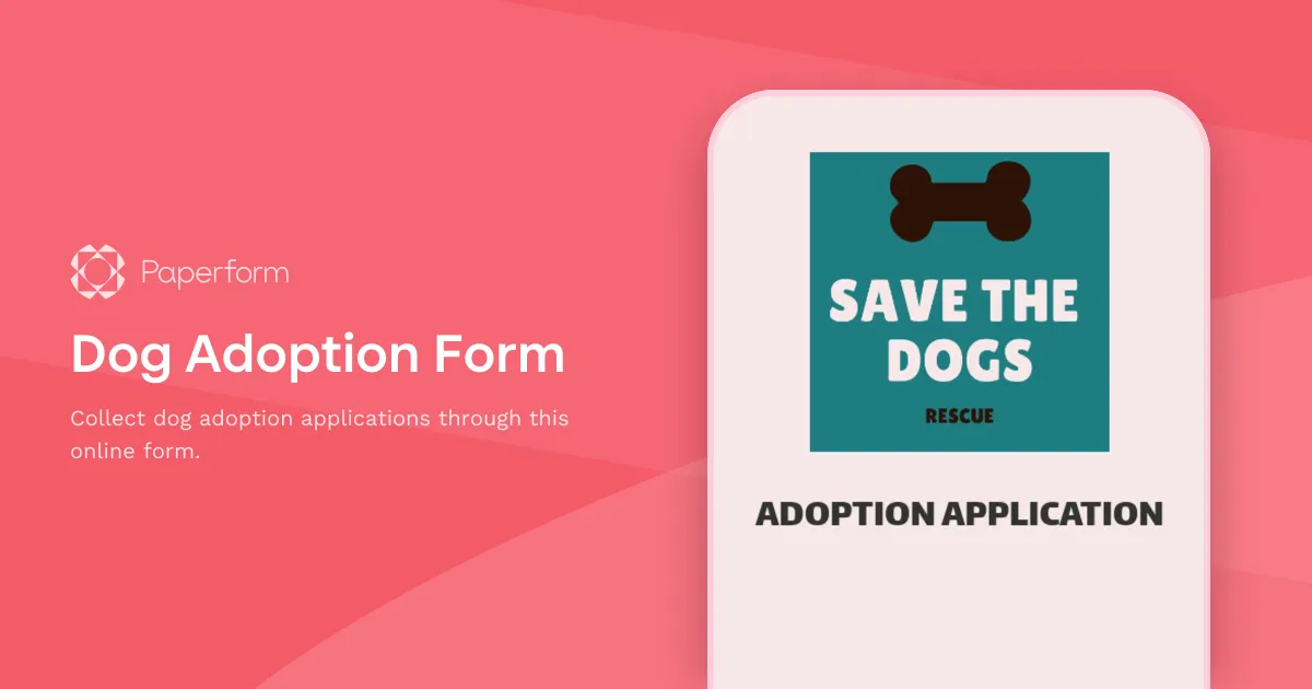 Dog Adoption Form