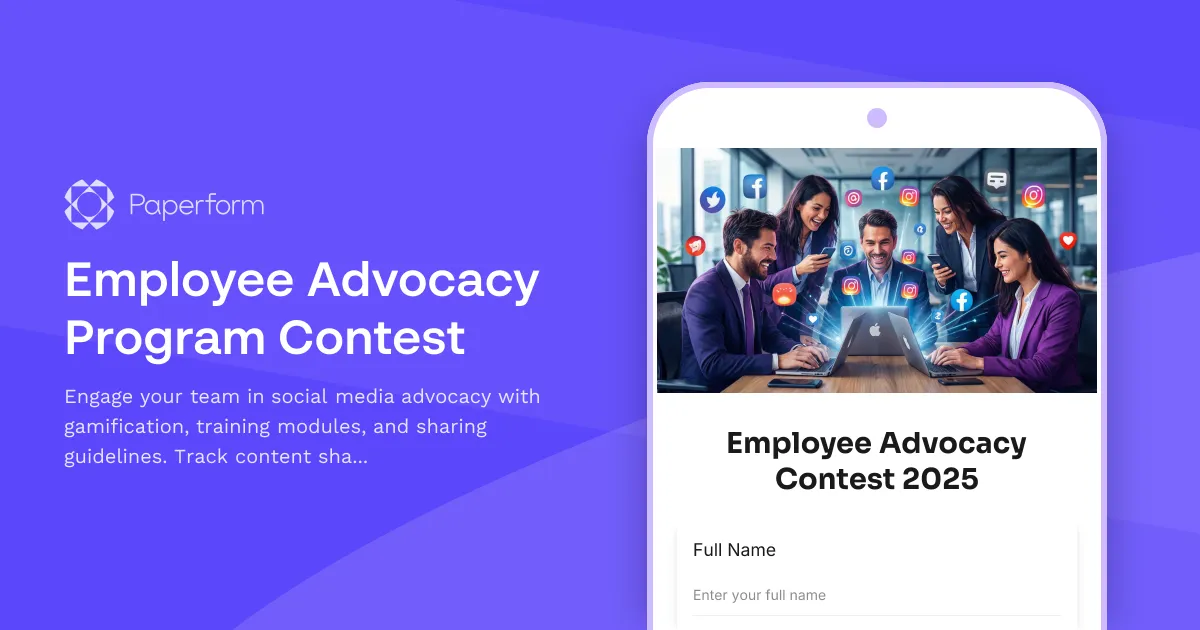 Employee Advocacy Program Contest