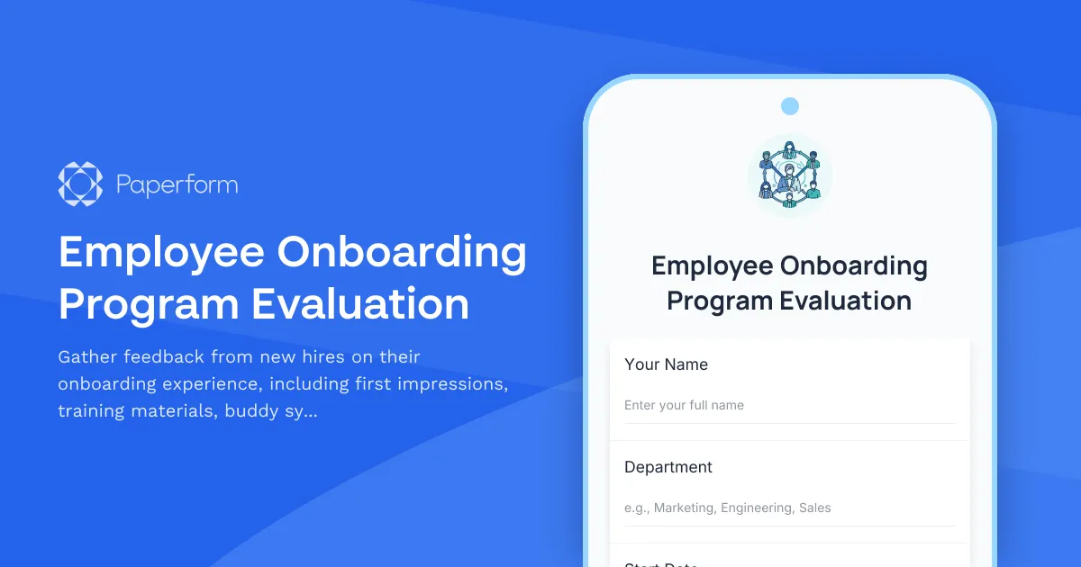 Employee Onboarding Program Evaluation