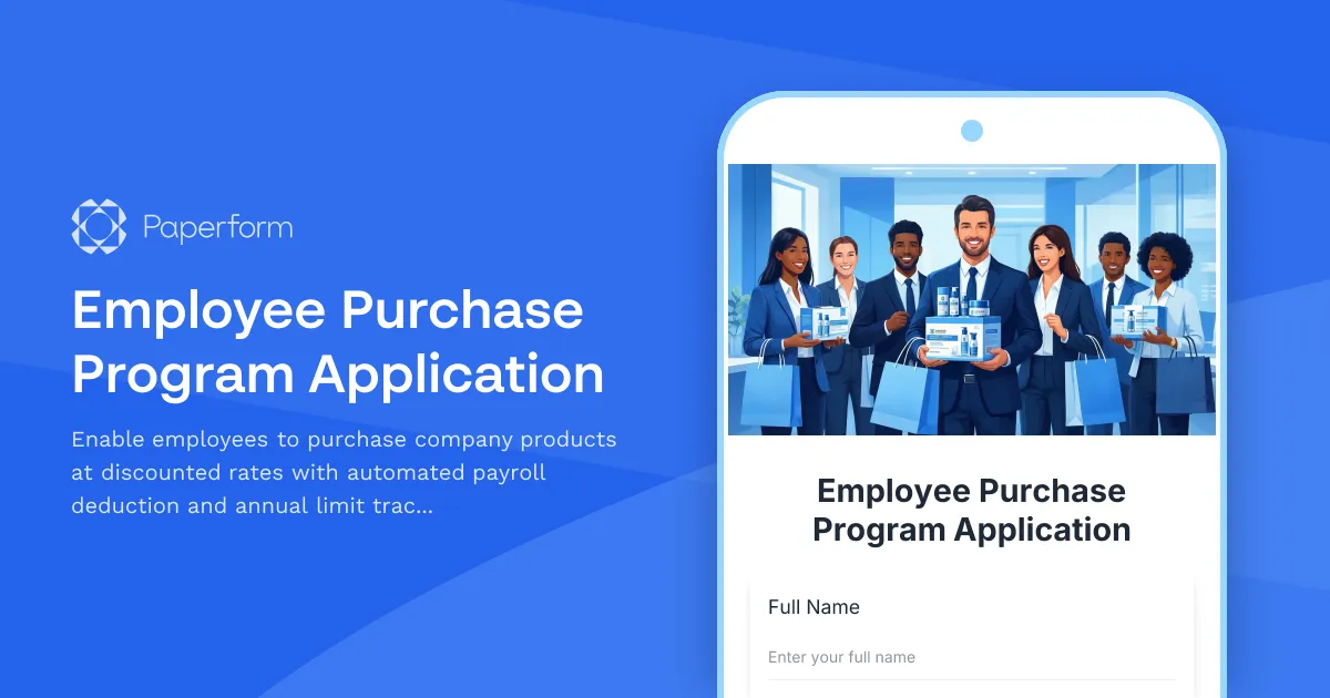 Employee Purchase Program Application
