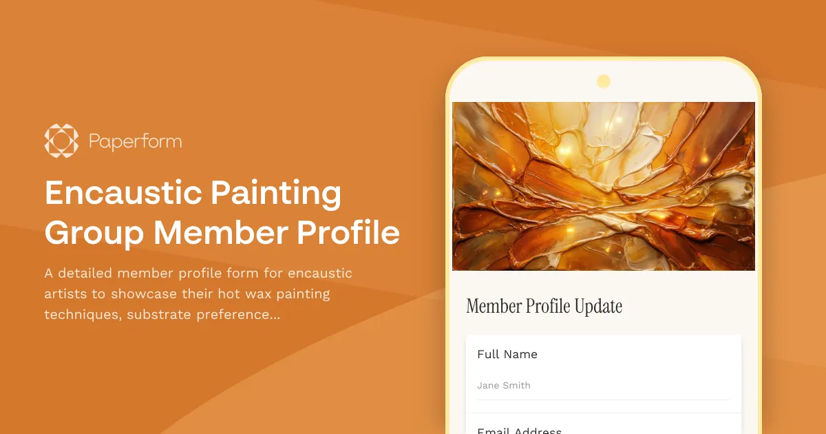 Encaustic Painting Group Member Profile