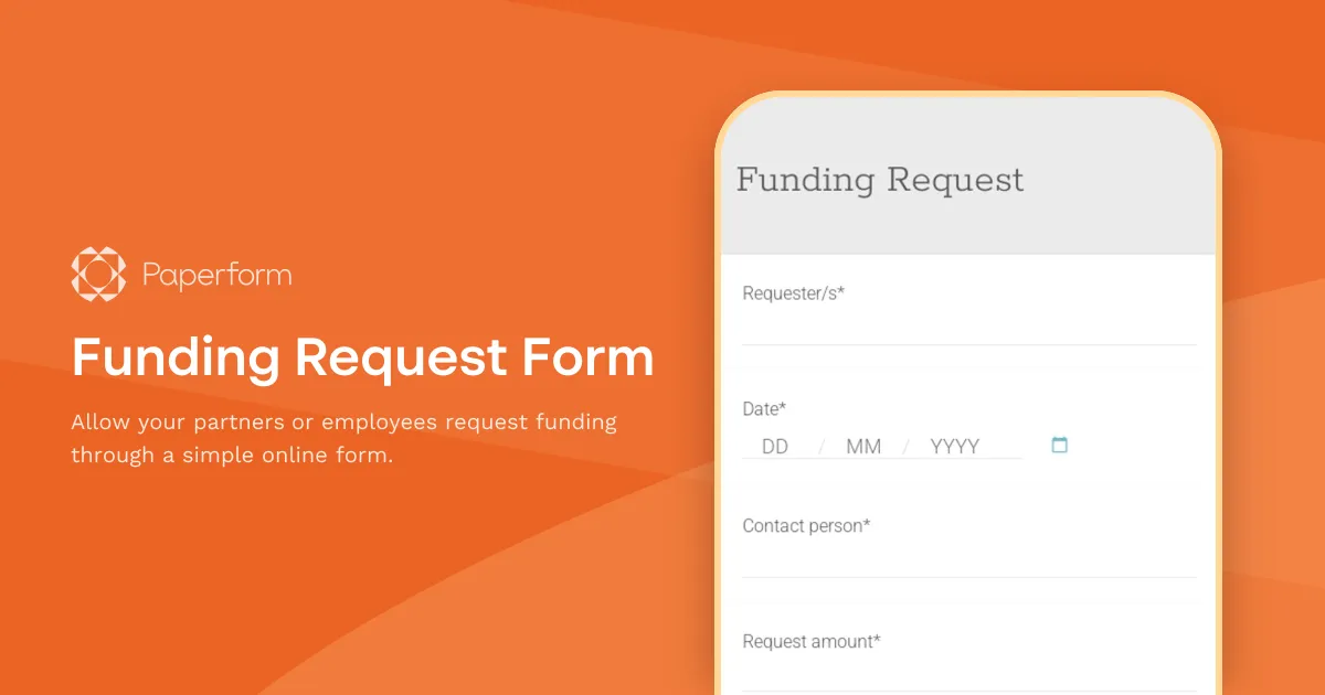 Funding Request Form