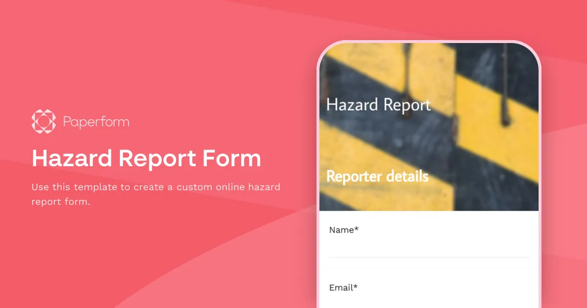 Hazard Report Form