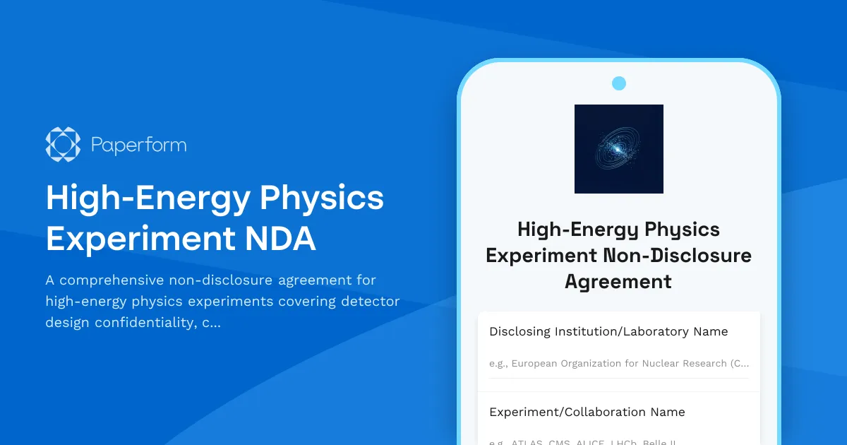 High-Energy Physics Experiment NDA