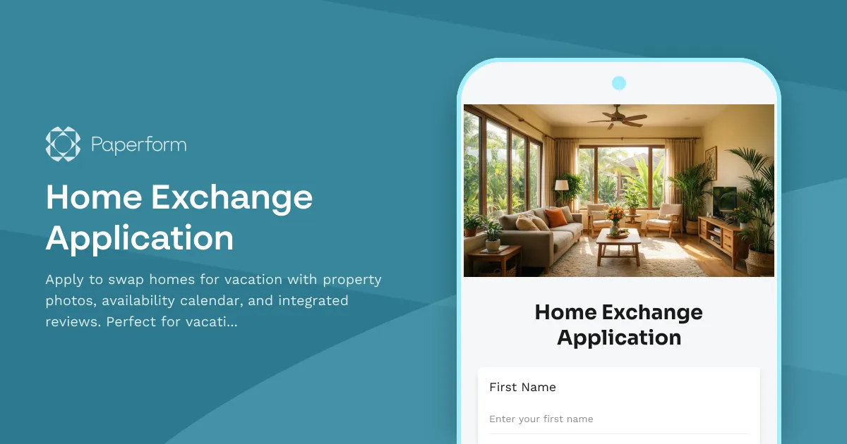Home Exchange Application