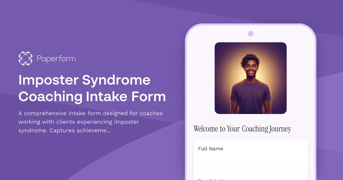 Imposter Syndrome Coaching Intake Form