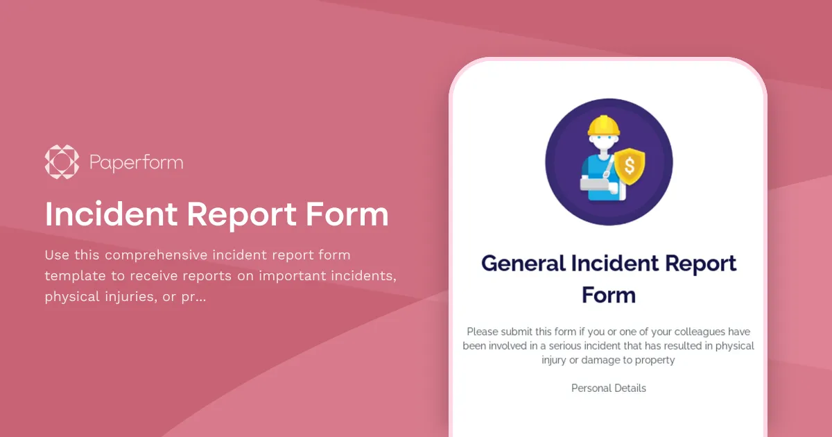 Incident Report Form