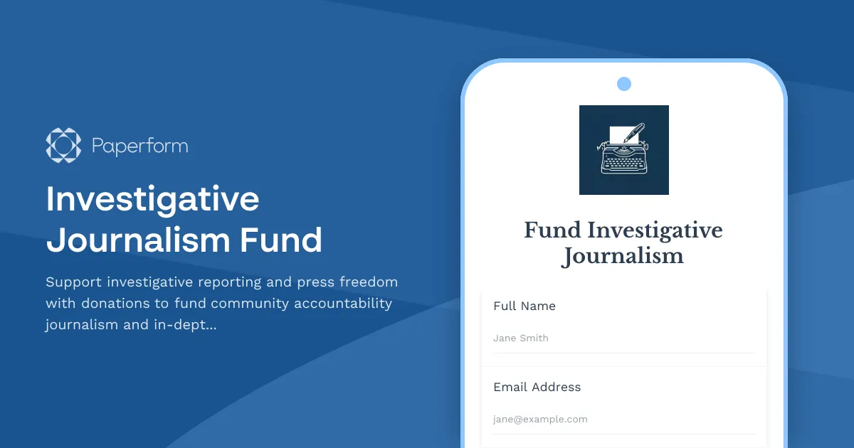 Investigative Journalism Fund