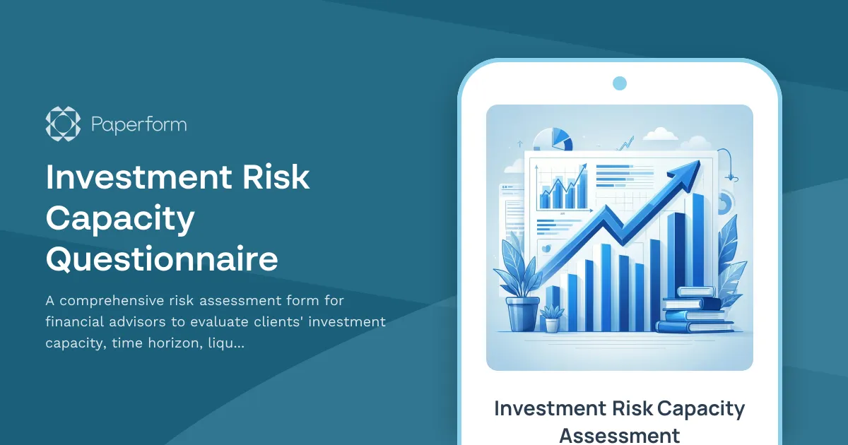Investment Risk Capacity Questionnaire