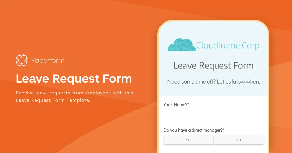 Leave Request Form