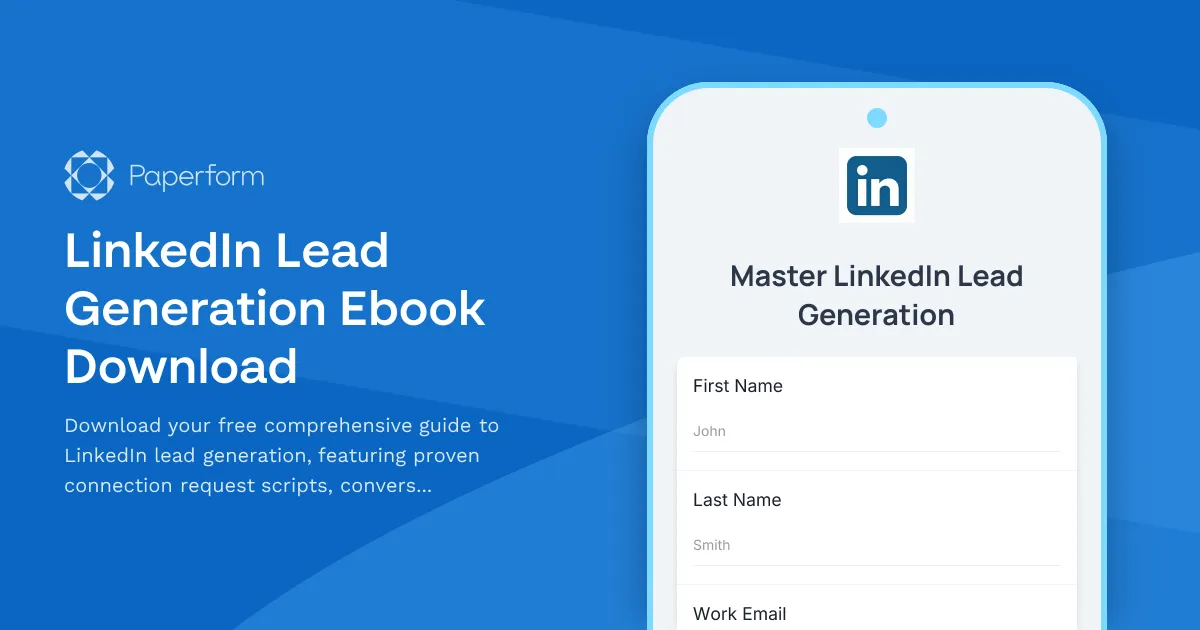 LinkedIn Lead Generation Ebook Download
