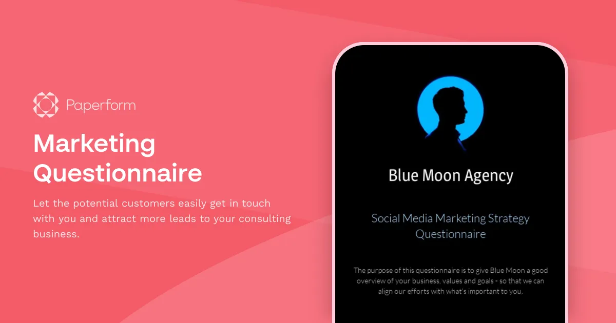 Marketing Questionnaire