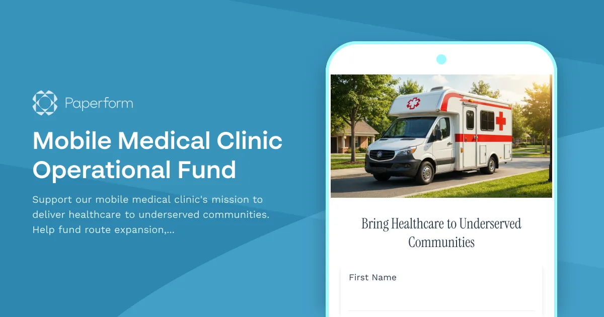 Mobile Medical Clinic Operational Fund