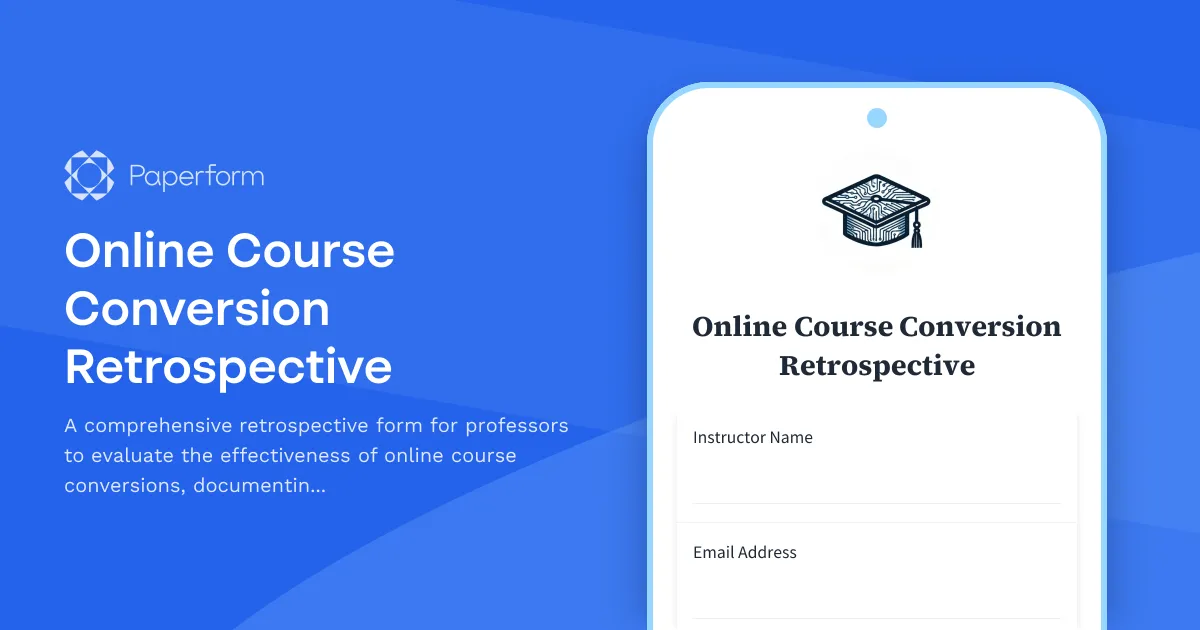 Online Course Conversion Retrospective