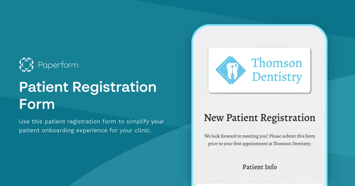 Patient Registration Form