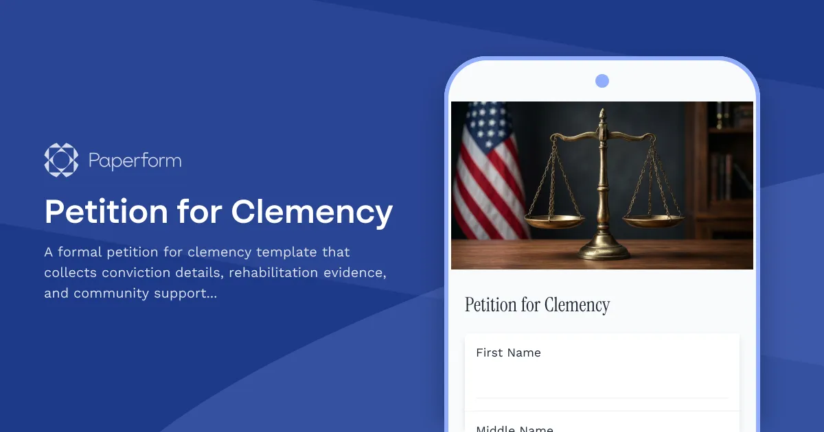 Petition for Clemency