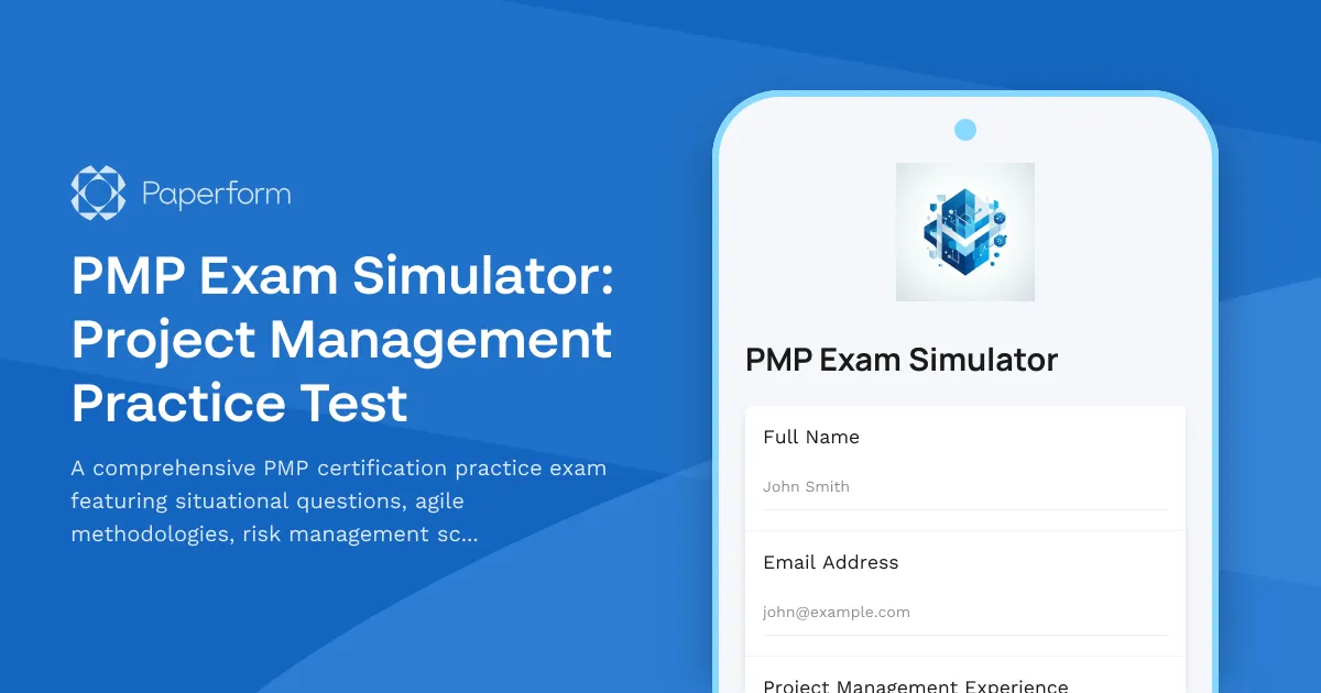PMP Exam Simulator: Project Management Practice Test