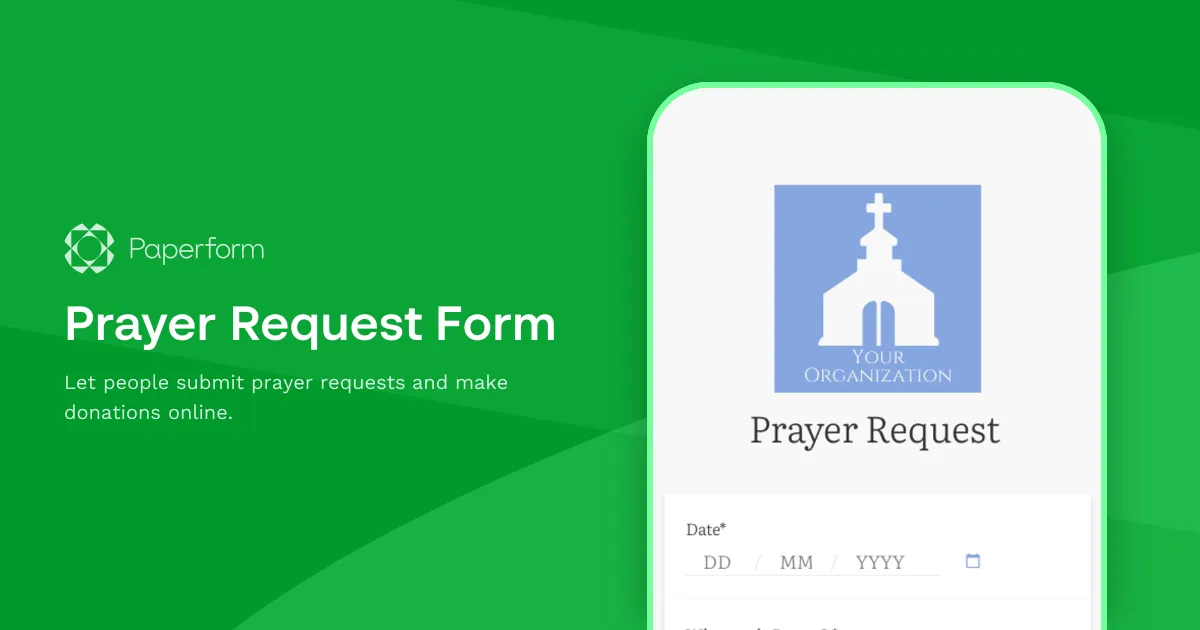 Prayer Request Form