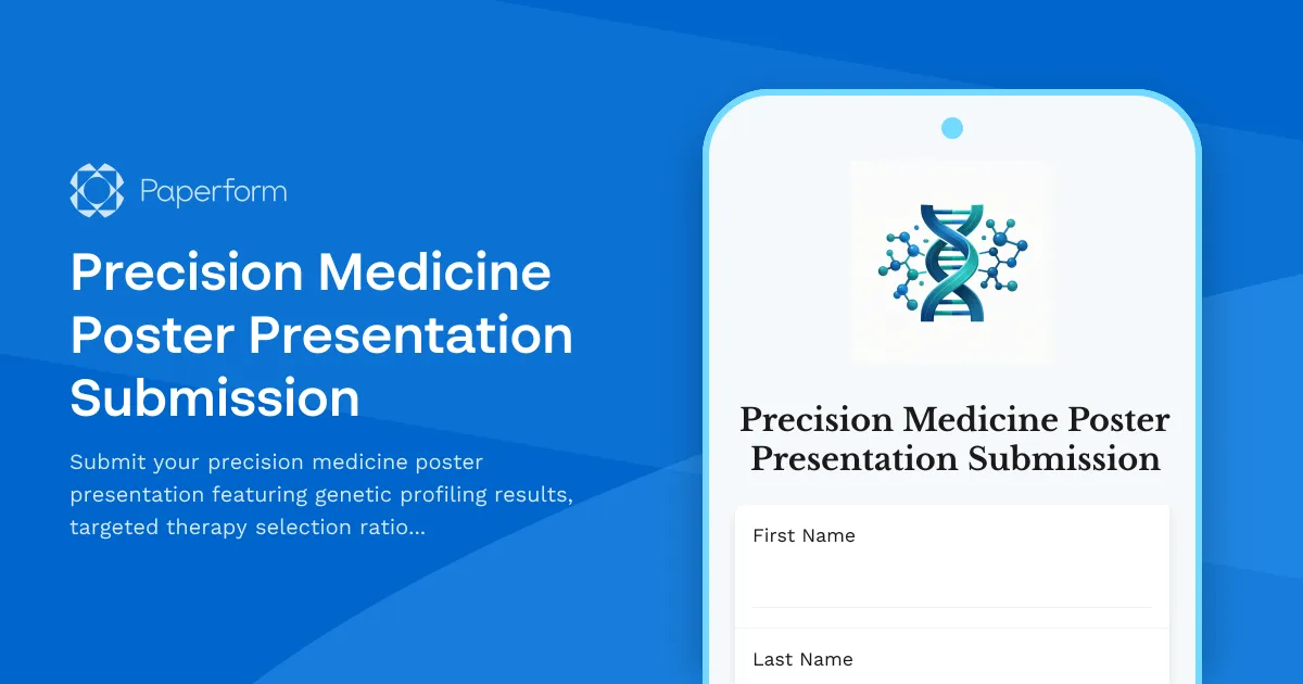 Precision Medicine Poster Presentation Submission