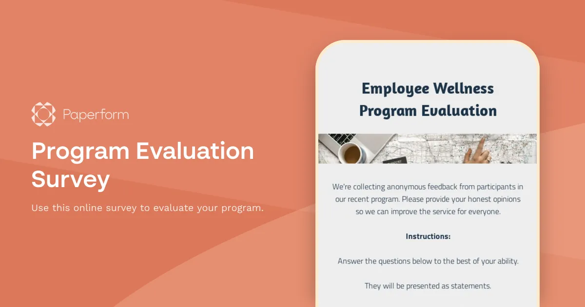 Program Evaluation Survey