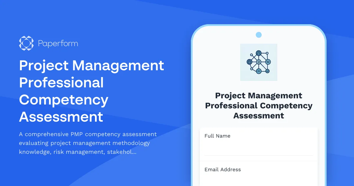 Project Management Professional Competency Assessment