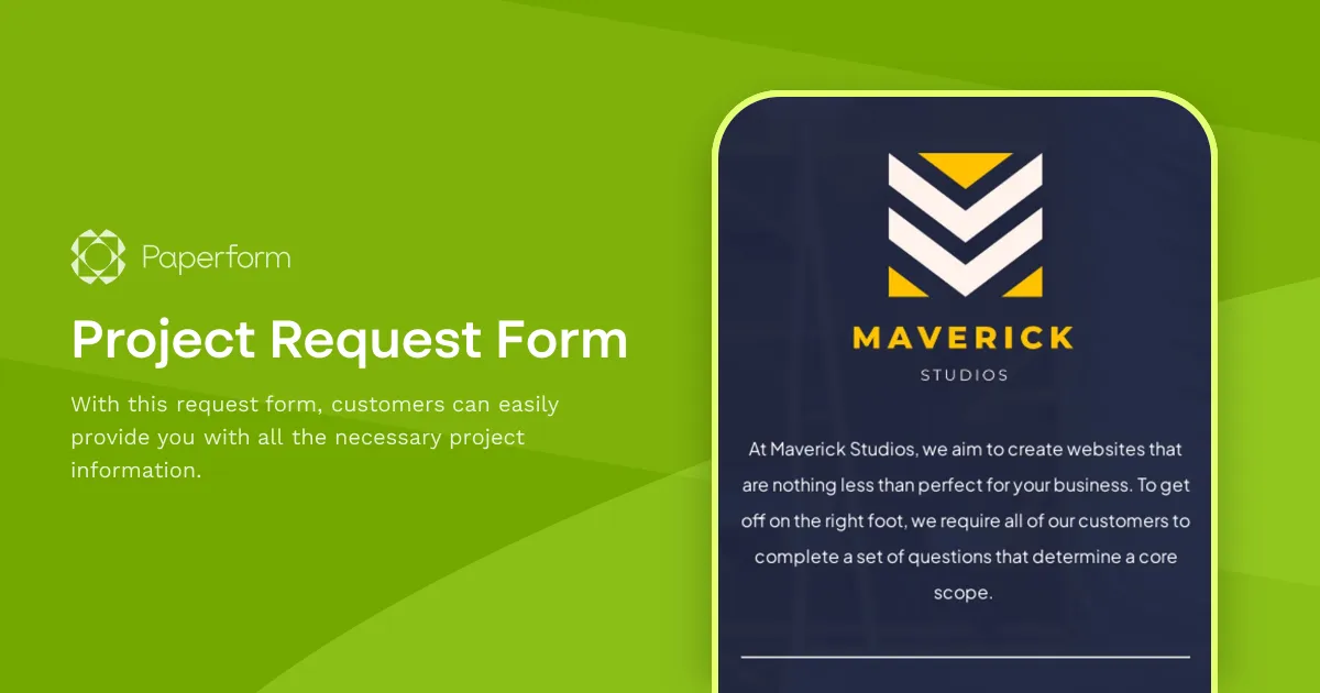 Project Request Form