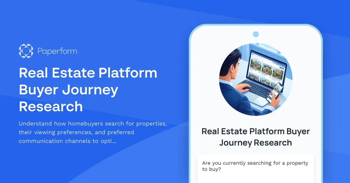 Real Estate Platform Buyer Journey Research