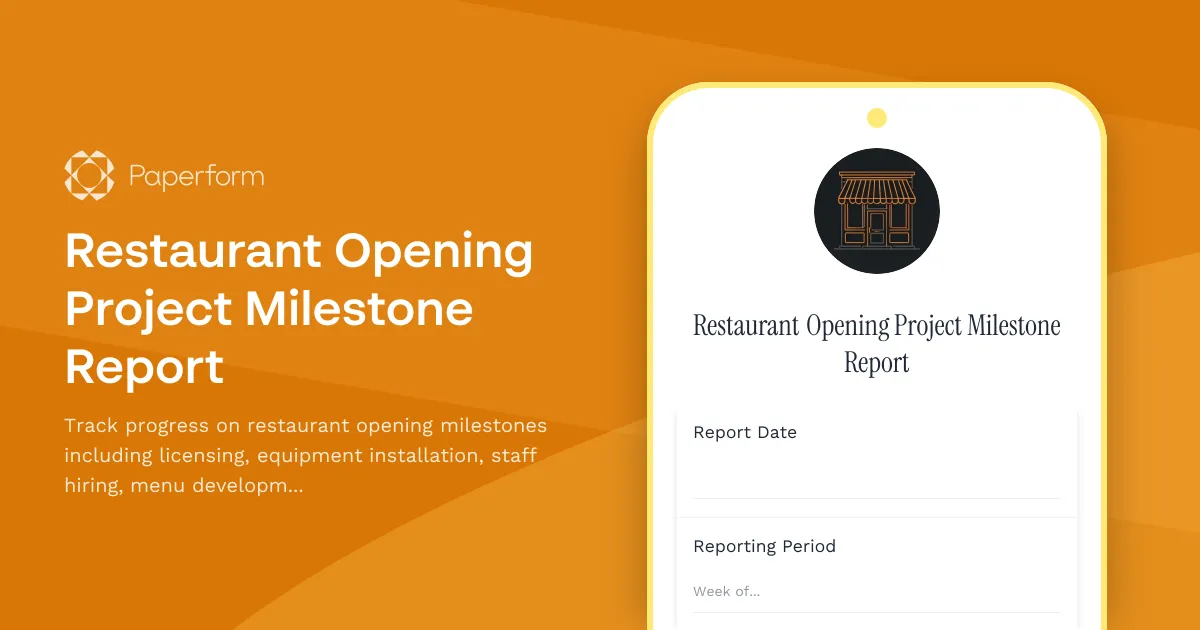 Restaurant Opening Project Milestone Report