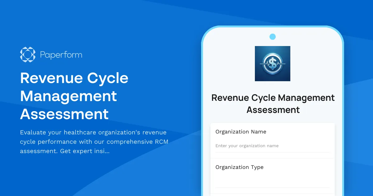 Revenue Cycle Management Assessment
