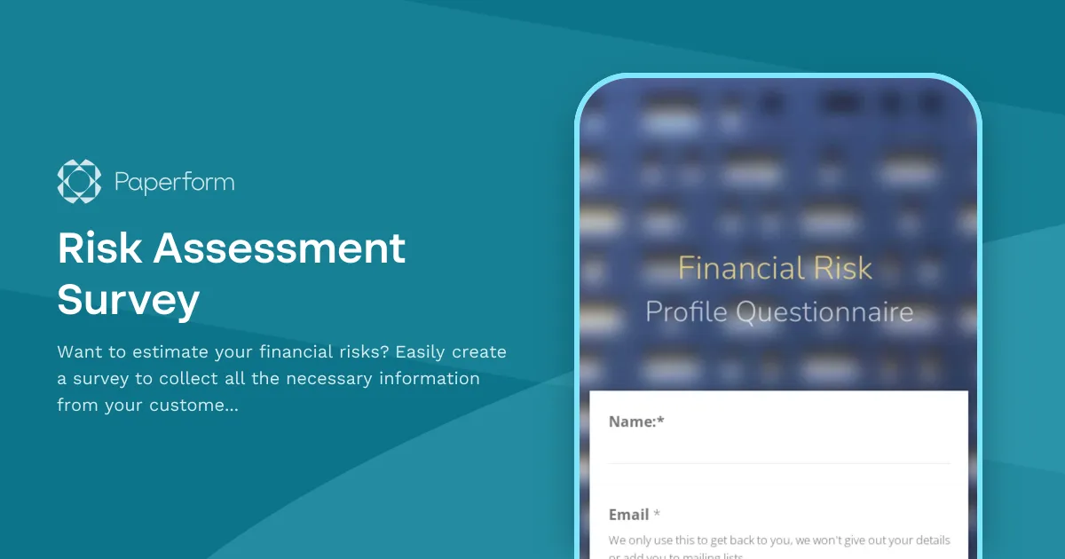 Risk Assessment Survey
