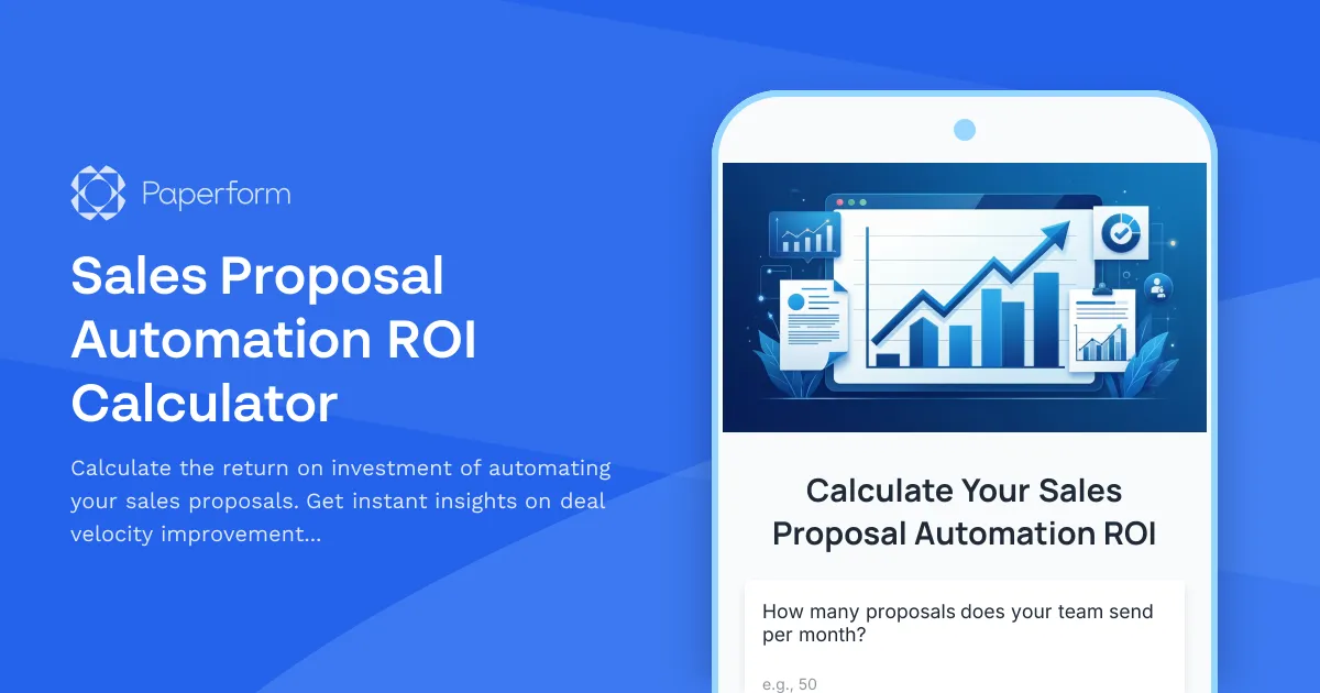 Sales Proposal Automation ROI Calculator