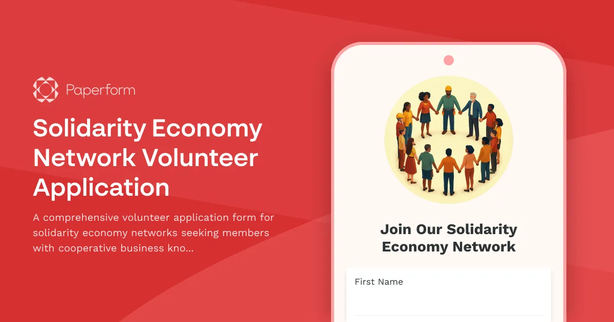 Solidarity Economy Network Volunteer Application