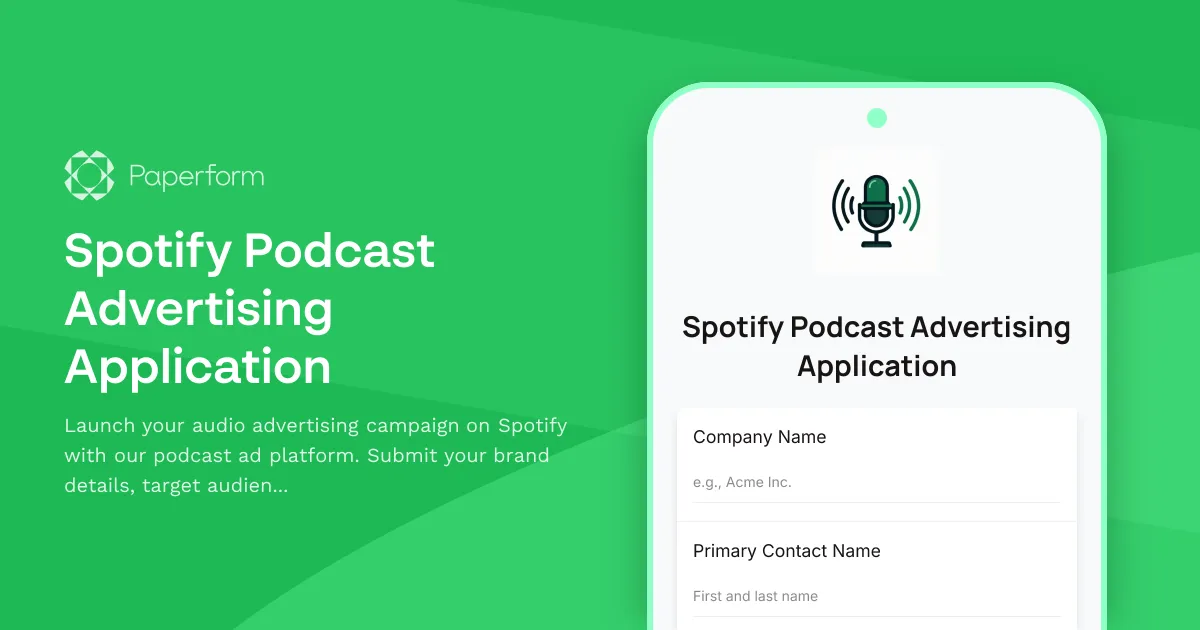 Spotify Podcast Advertising Application