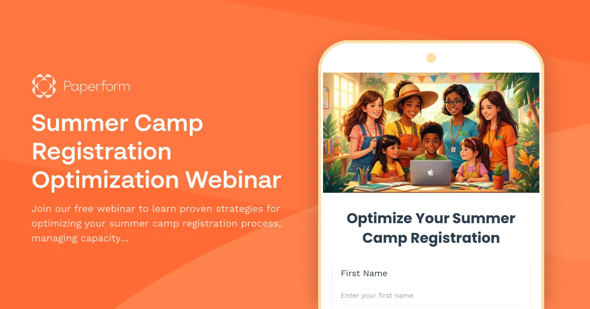 Summer Camp Registration Optimization Webinar