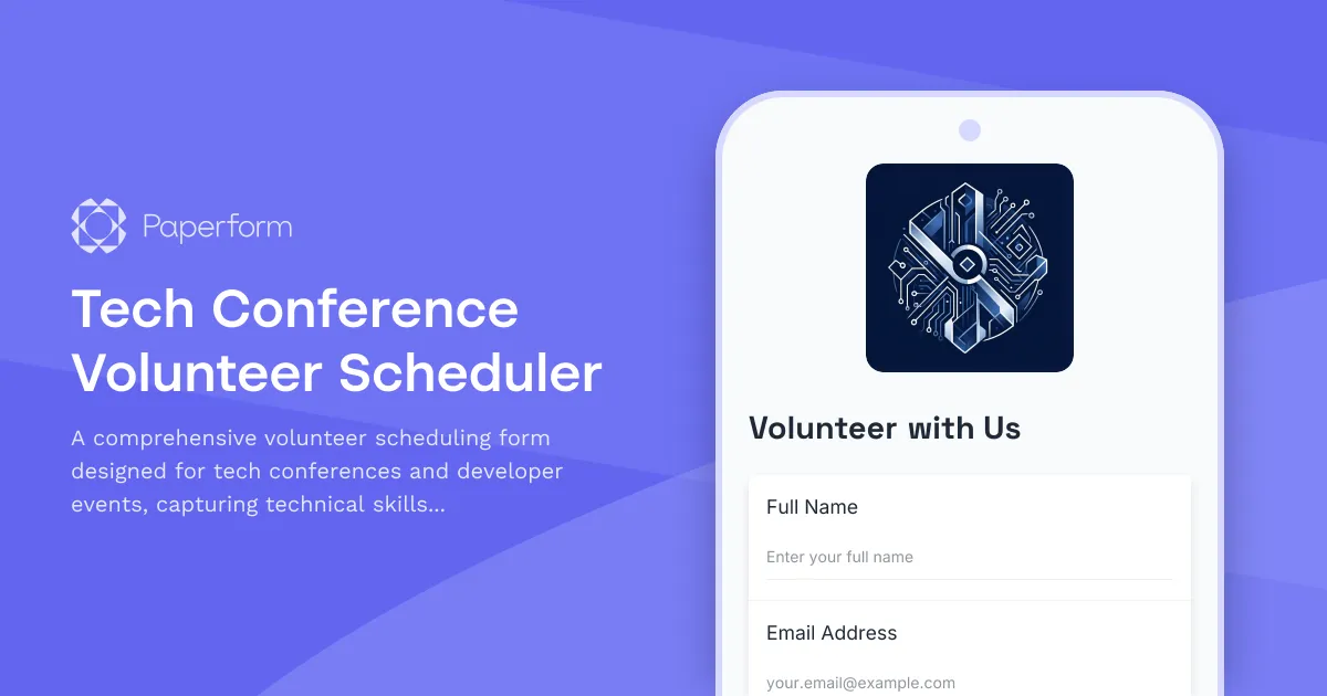 Tech Conference Volunteer Scheduler