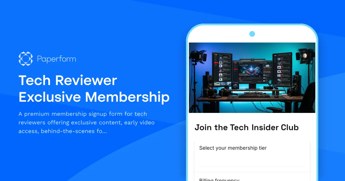 Tech Reviewer Exclusive Membership