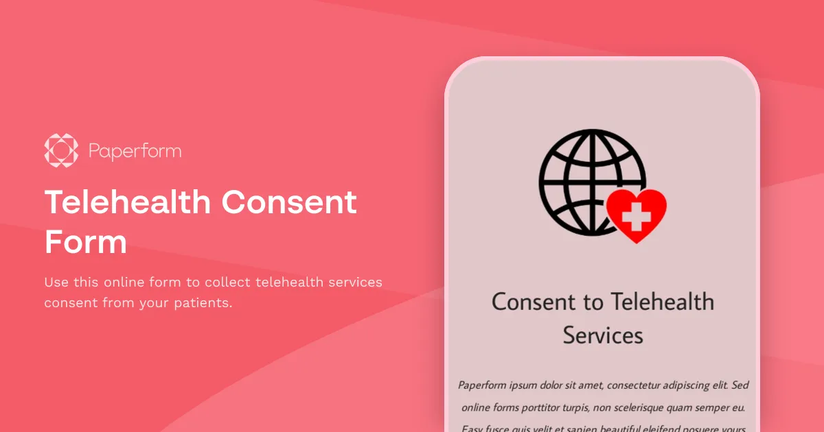 Telehealth Consent Form