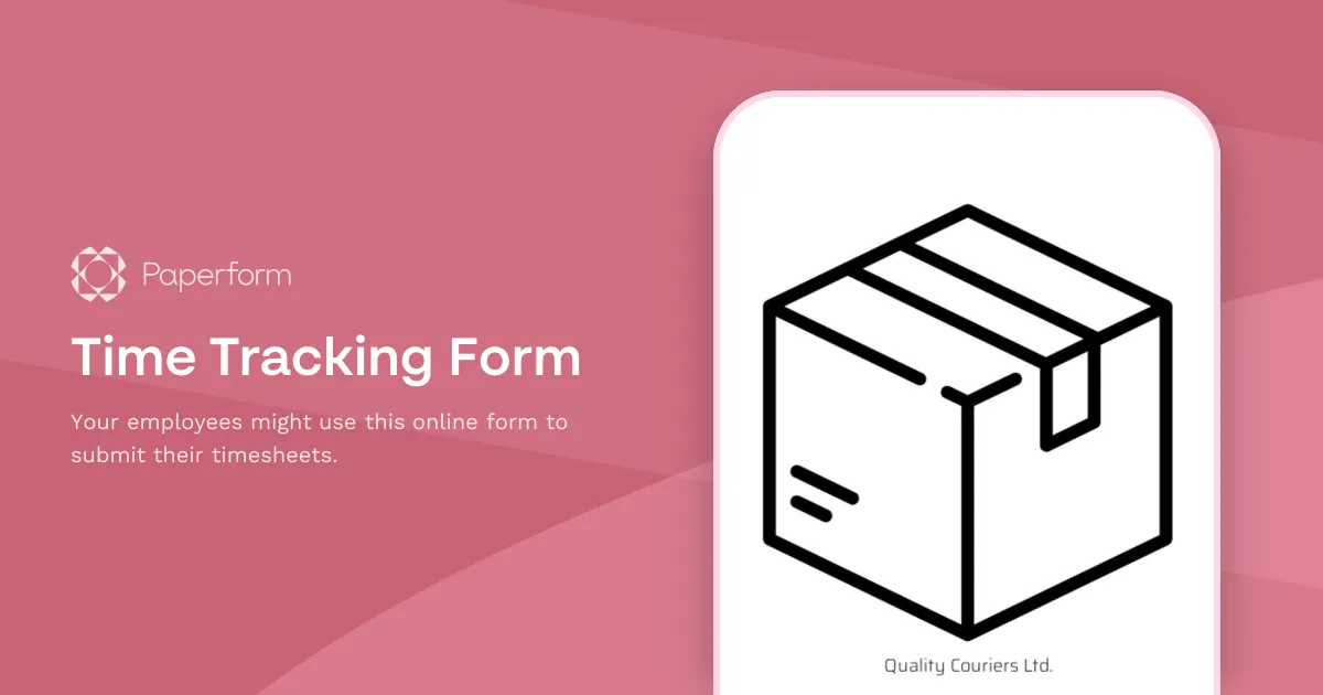 Time Tracking Form