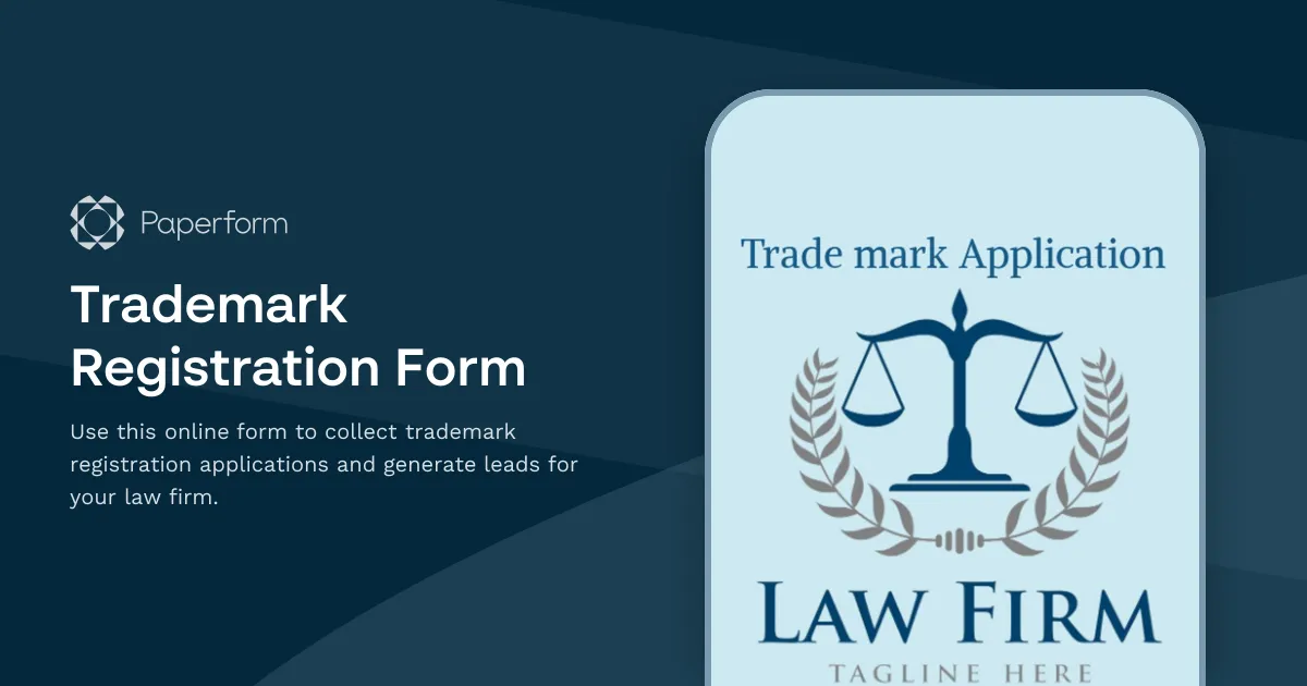 Trademark Registration Form