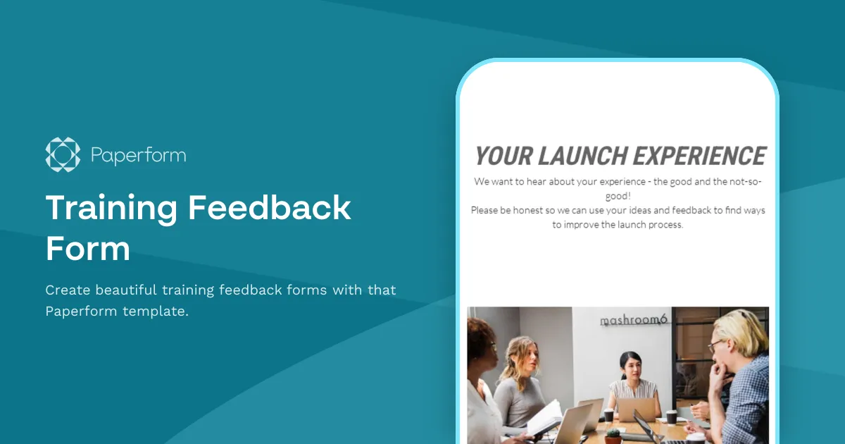 Training Feedback Form