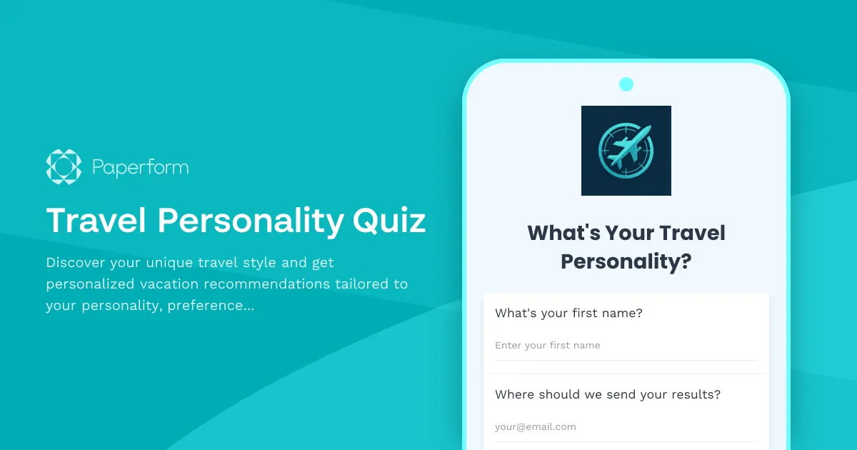 Travel Personality Quiz