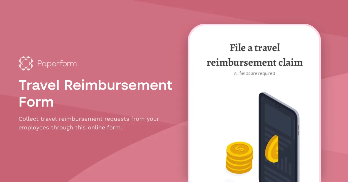 Travel Reimbursement Form