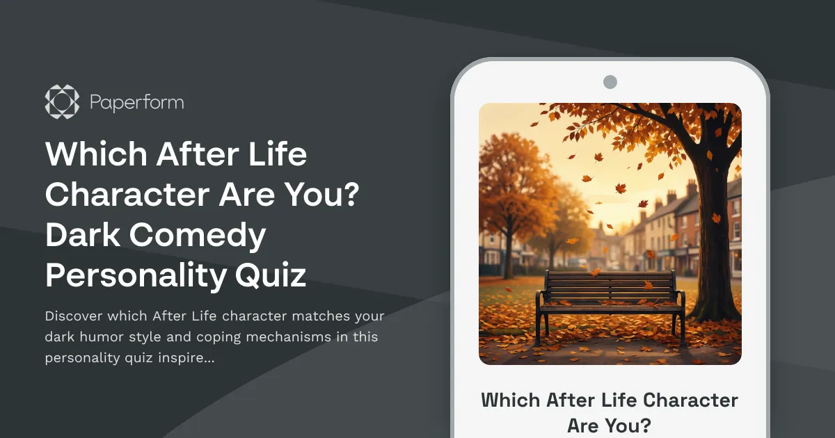 Which After Life Character Are You? Dark Comedy Personality Quiz
