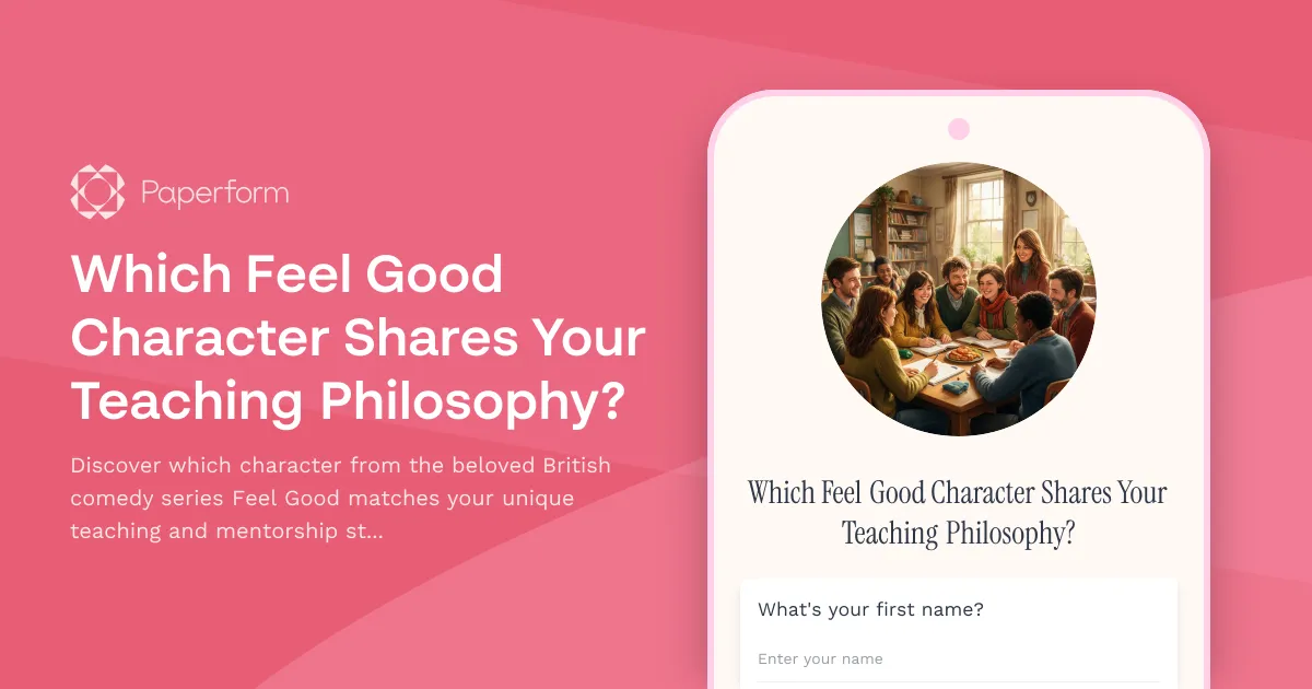 Which Feel Good Character Shares Your Teaching Philosophy?