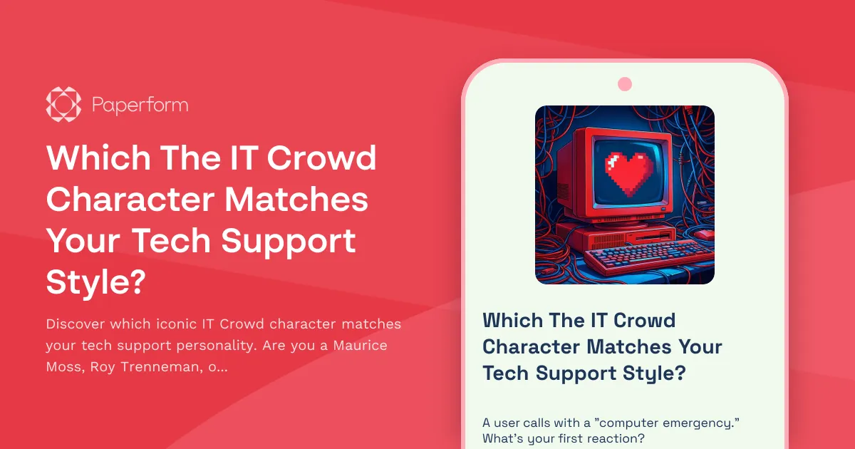 Which The IT Crowd Character Matches Your Tech Support Style?