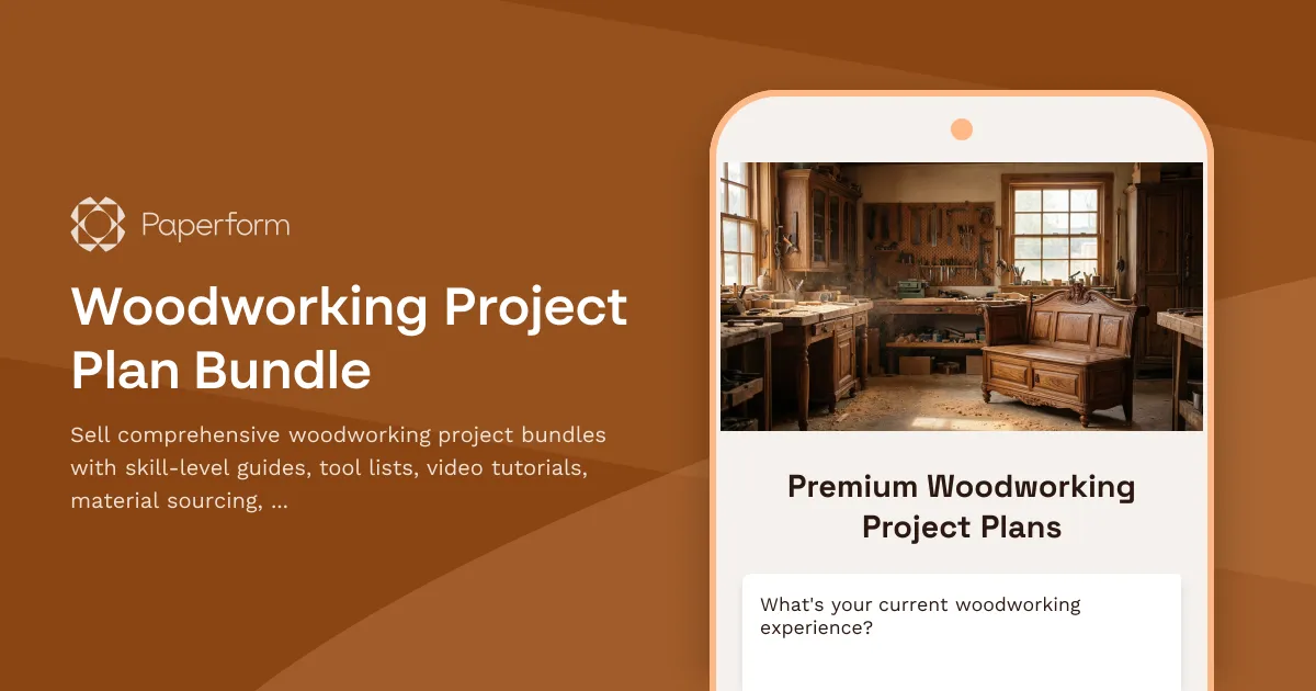 Woodworking Project Plan Bundle
