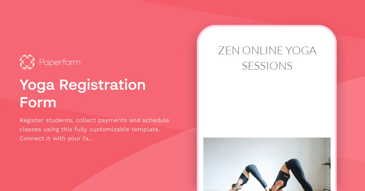 Yoga Registration Form