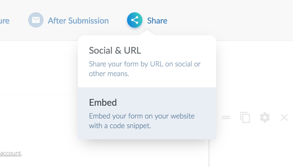Share and embed anywhere